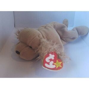 Ty  Beanie Baby Spunky Dog 1997 Star PE Pellets Retired